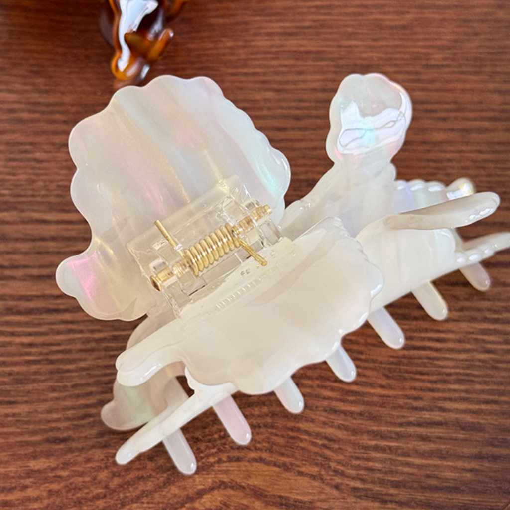 Cartoon Dog Acetate Claw Clip