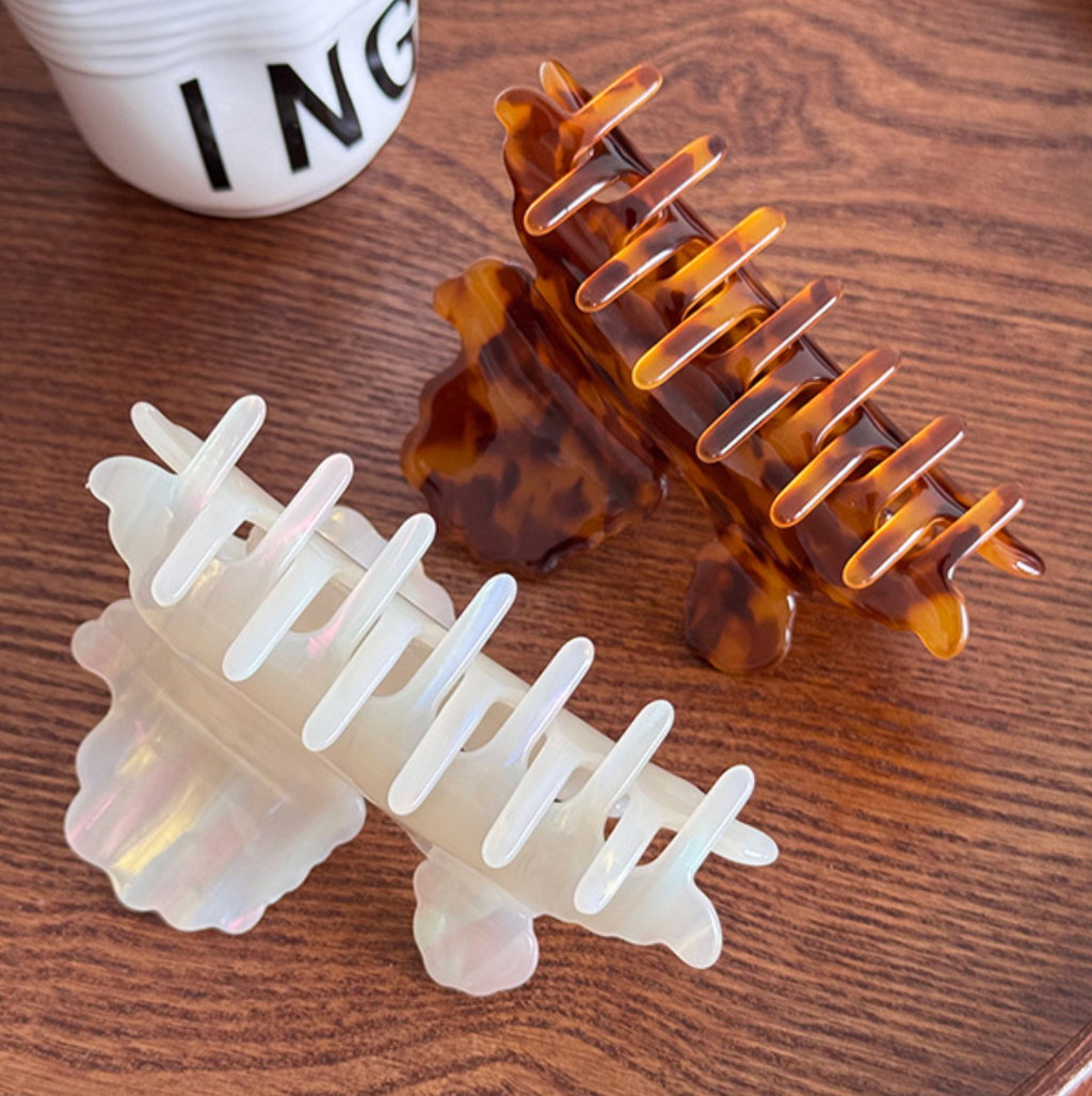 Cartoon Dog Acetate Claw Clip