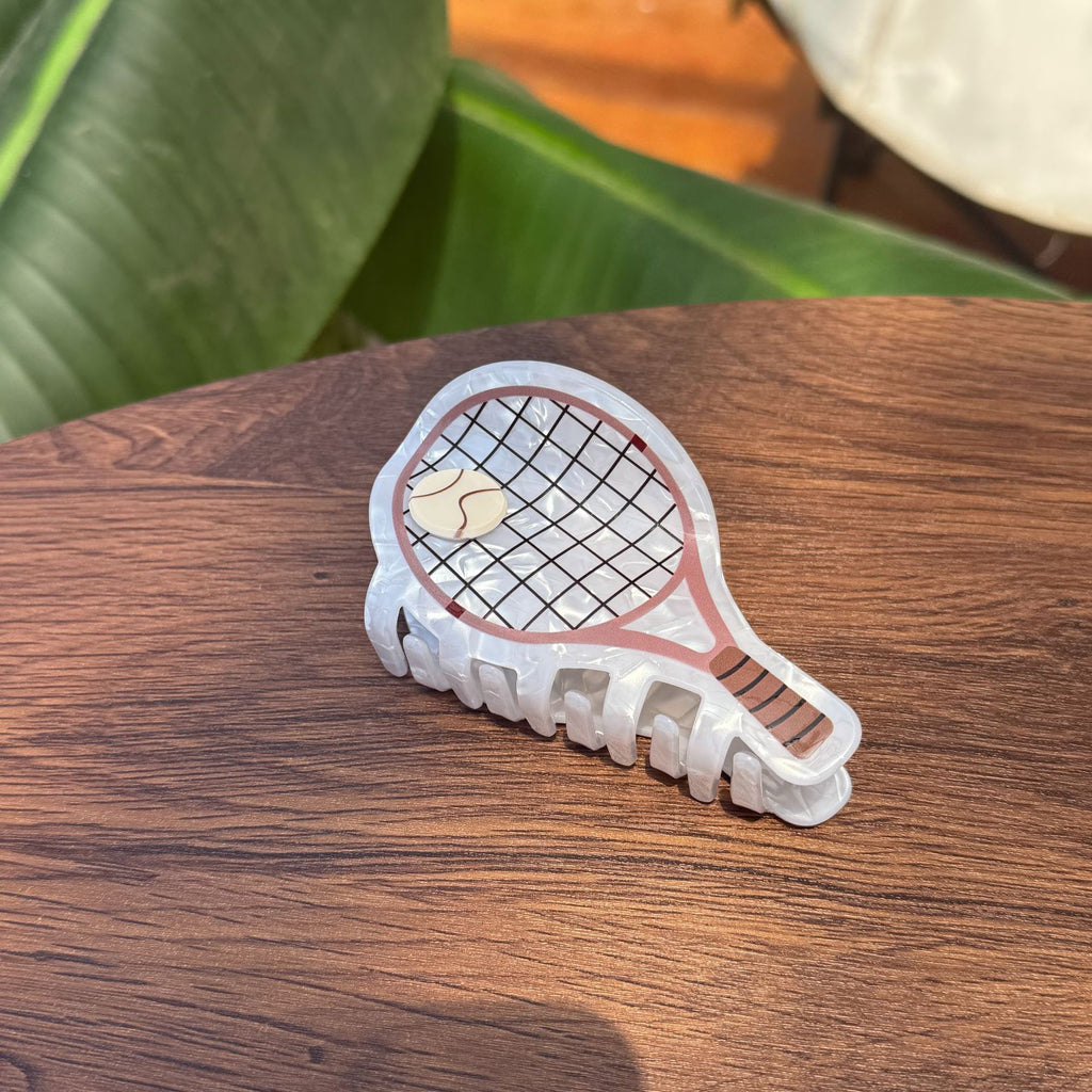 Vintage Tennis Racket Claw Clip