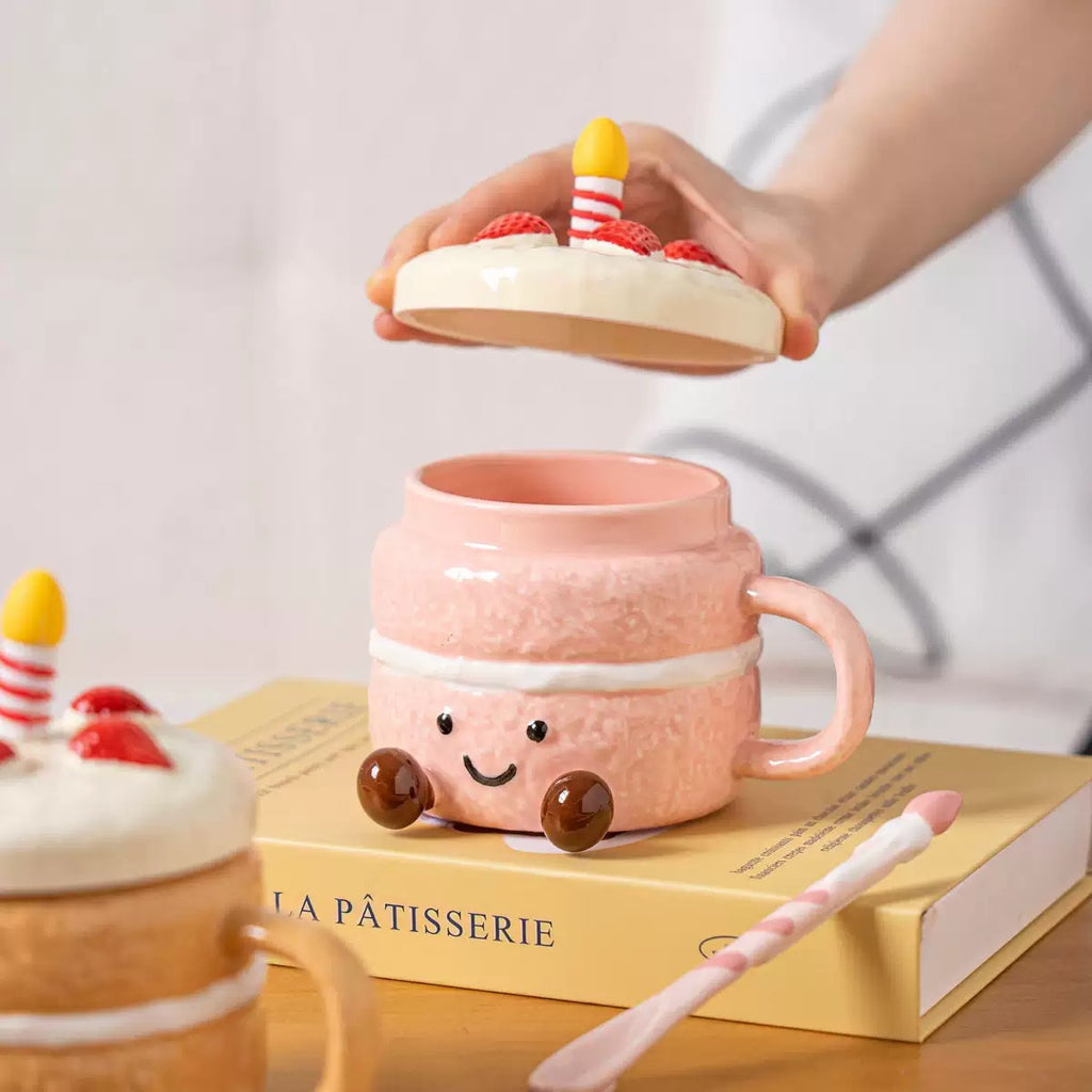 Birthday Cake Ceramic Mug - 400ml