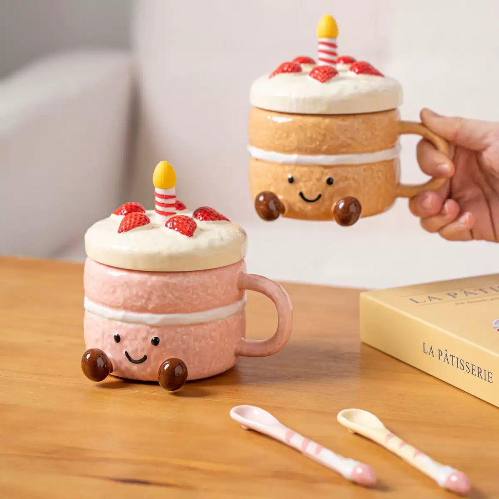 Birthday Cake Ceramic Mug - 400ml