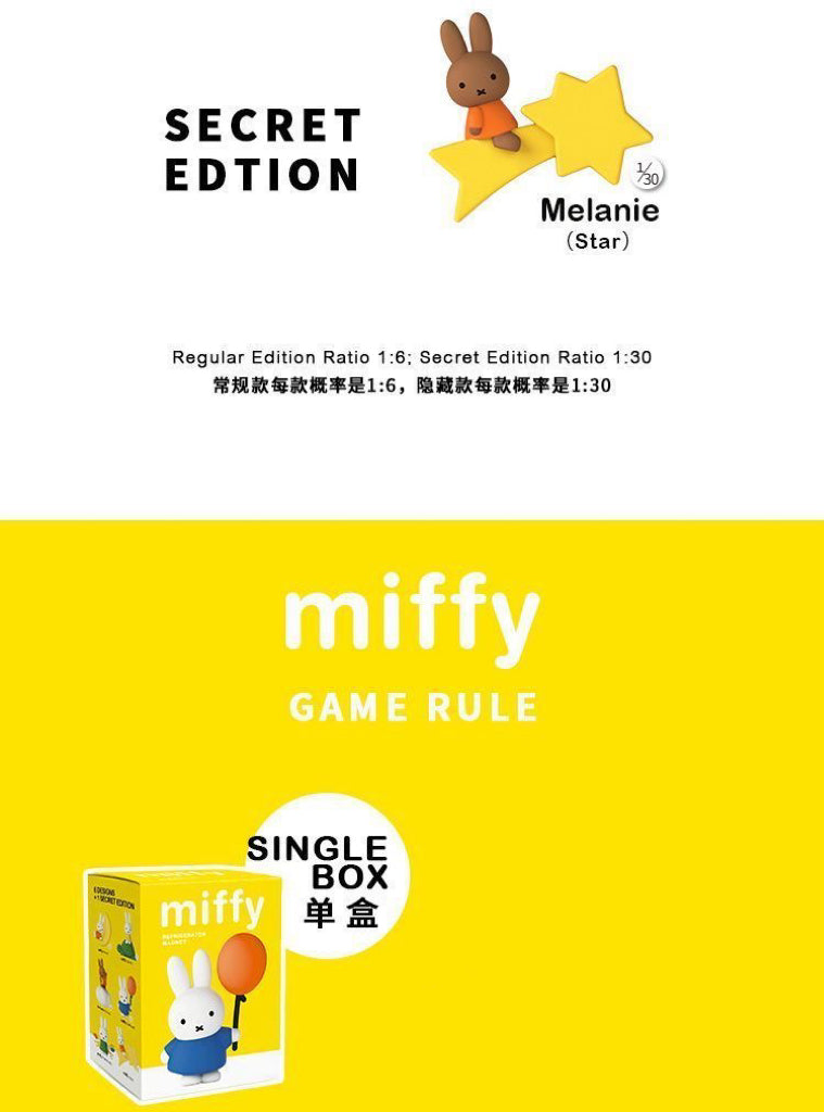 Miffy Refrigerator Magnet Bling Box