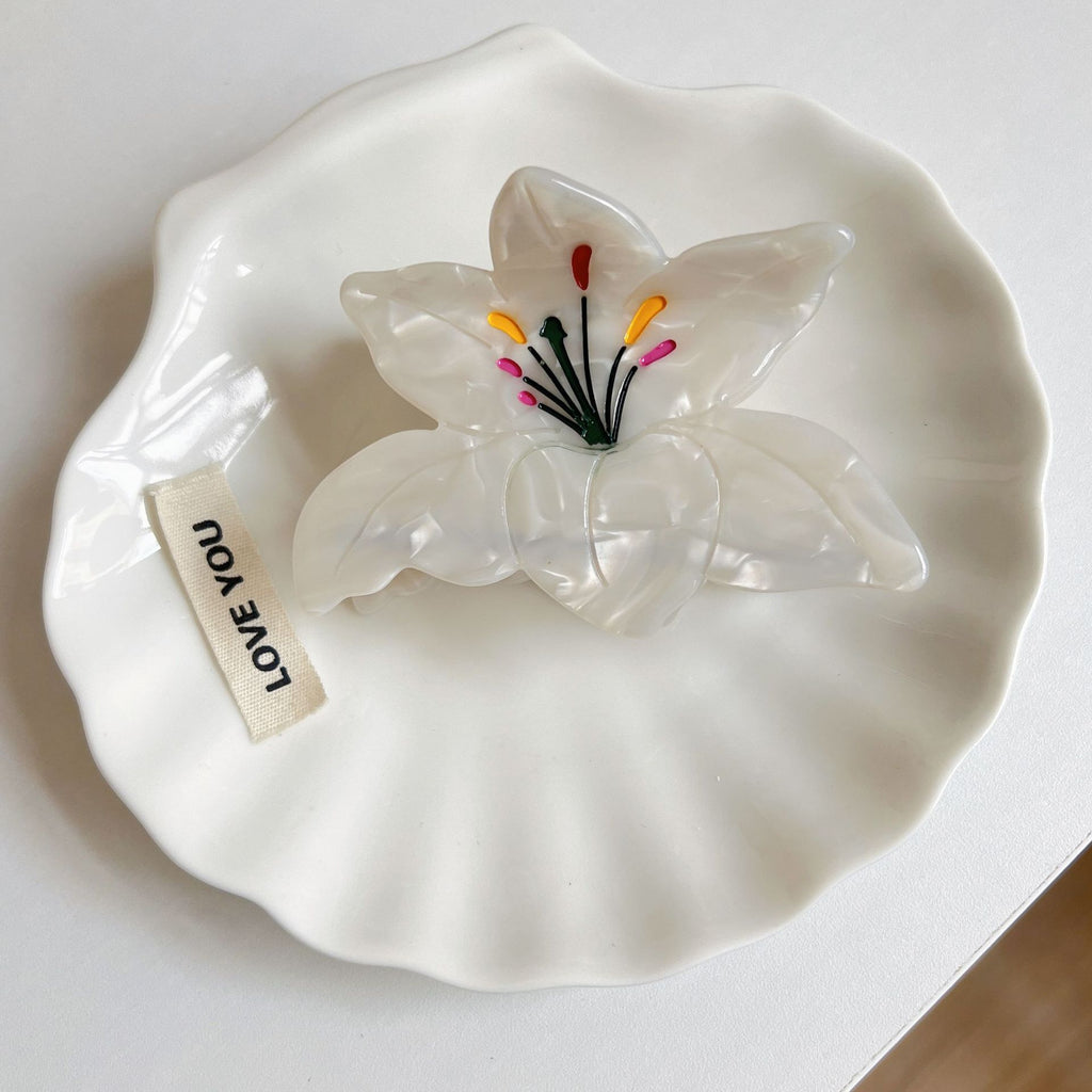 Spring Flower Claw Clip