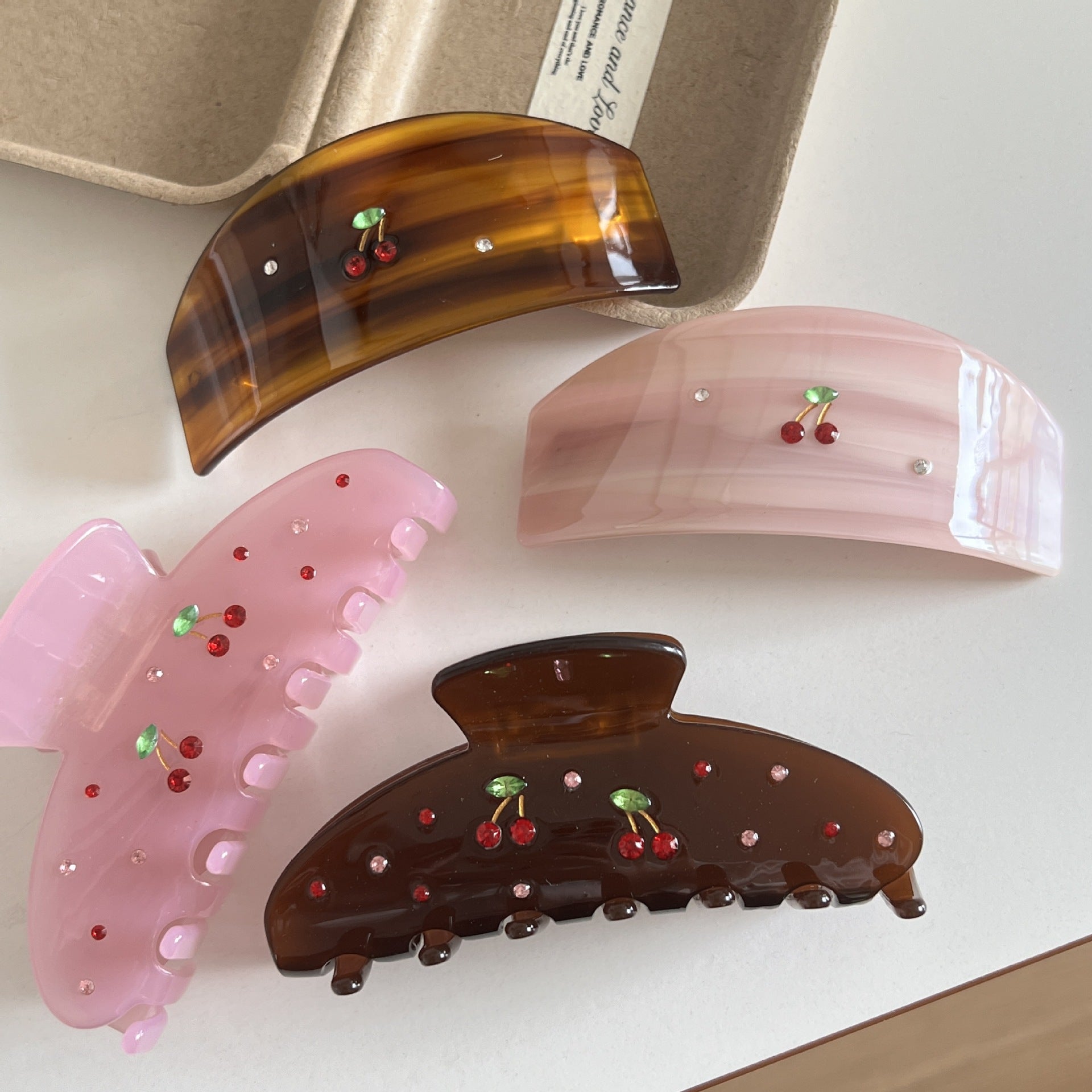 Sweet Cherry Claw Clip & Barrette