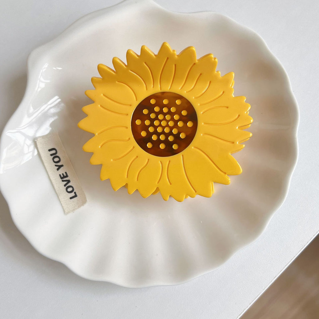 Spring Flower Claw Clip